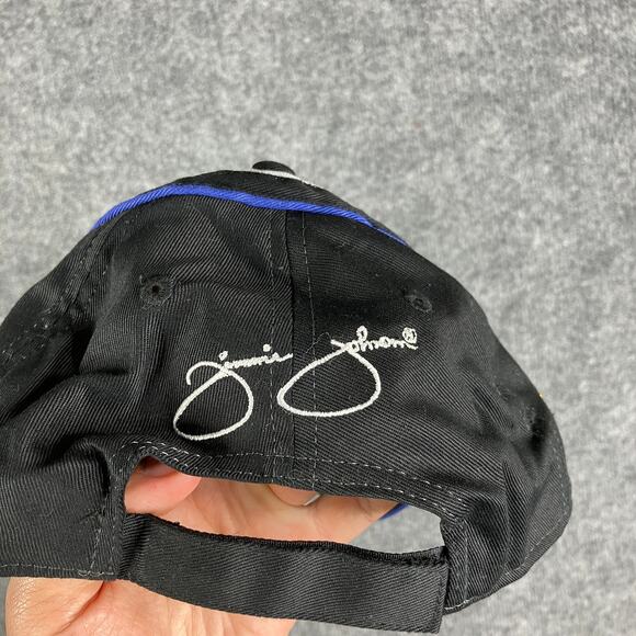 Jimmie Johnson #48 NASCAR Hat Gray Black Adjustable Embroidered Racing Cap - Picture 3 of 7